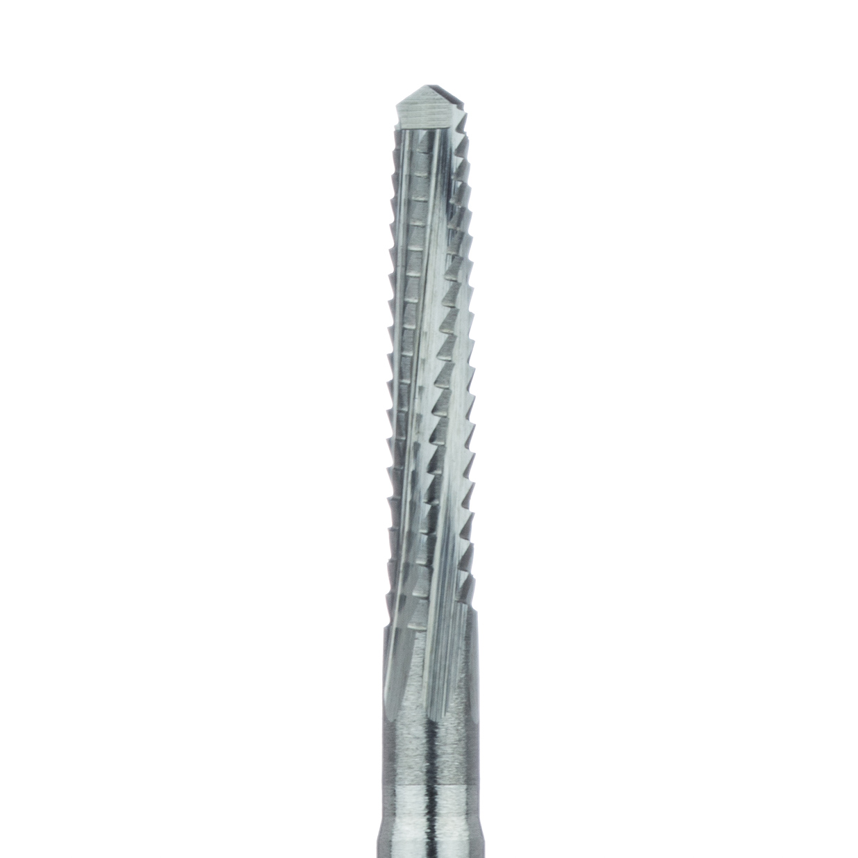 HM166-021-RAL Surgical Lindemann Carbide Bur, Cross Cut, Spade Tip