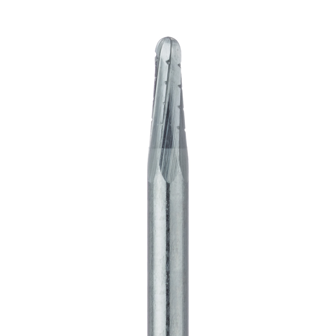 HM33R-016-SU Operative Carbide Bur, Round End Tapered Cross Cut