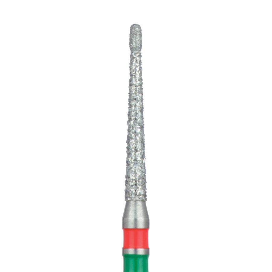 thumbnail interactive-video image 1 of Conical, Dome End 1.8 Mm Dia. Extra Coarse Grit Diamond Bur 5 Per Pack. 194.18EC3 1 of 13