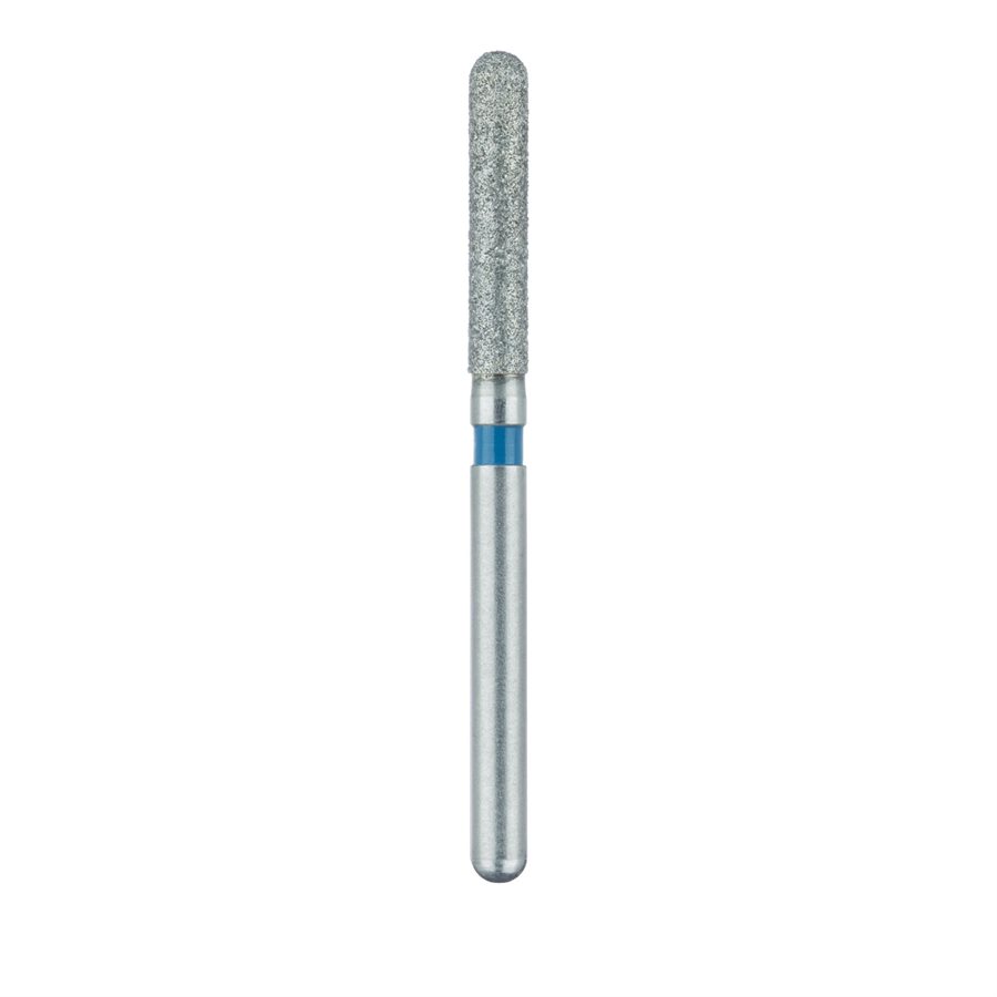 Z838L-014-FG Zirconia Diamond Bur, Round End Cylinder
