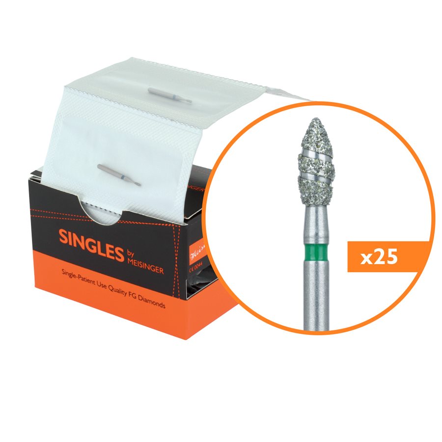 国内初の直営店 8923C Single-Use Diamond Bur, Sterile, 25 Pack, 2.3mm Ø スポーツ