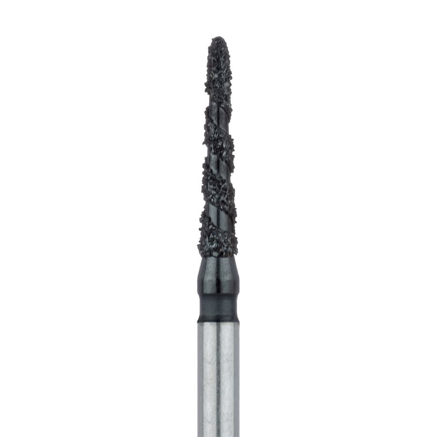 B878-014-FG Black Cobra Diamond Bur, Modified Chamfer, 1.4mm Ø