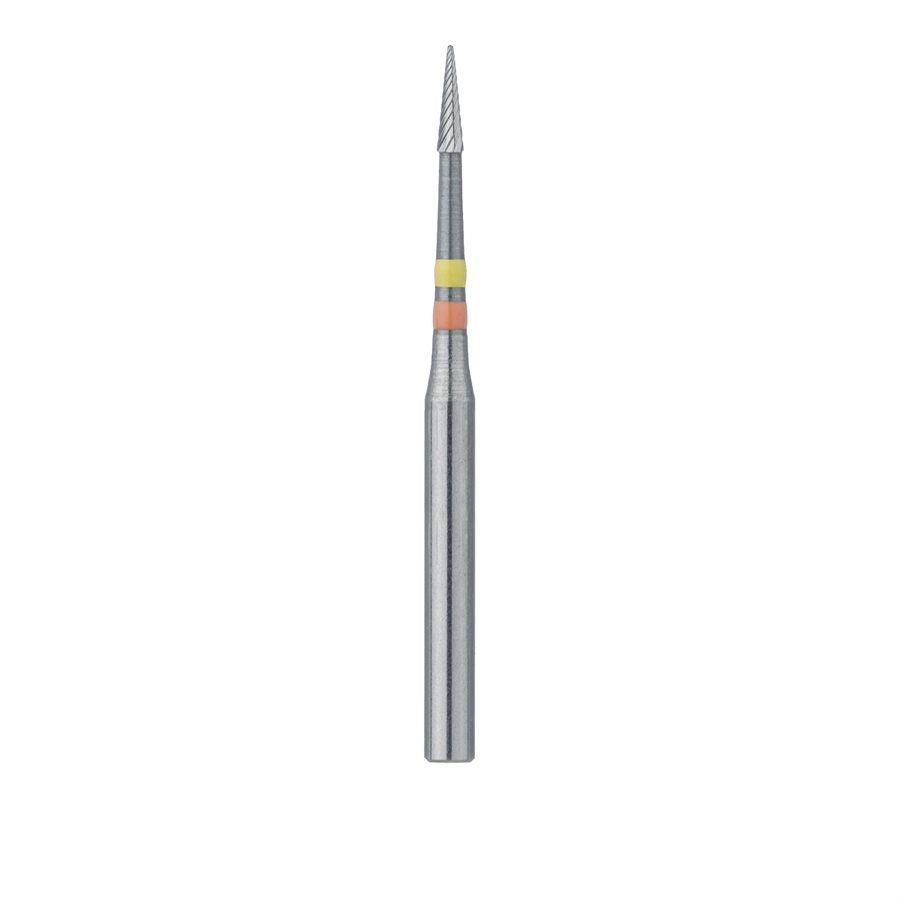 10 Piece Dental Endo Z Burs - Carbide Tungsten Surgical Drill Set With Friction Grip