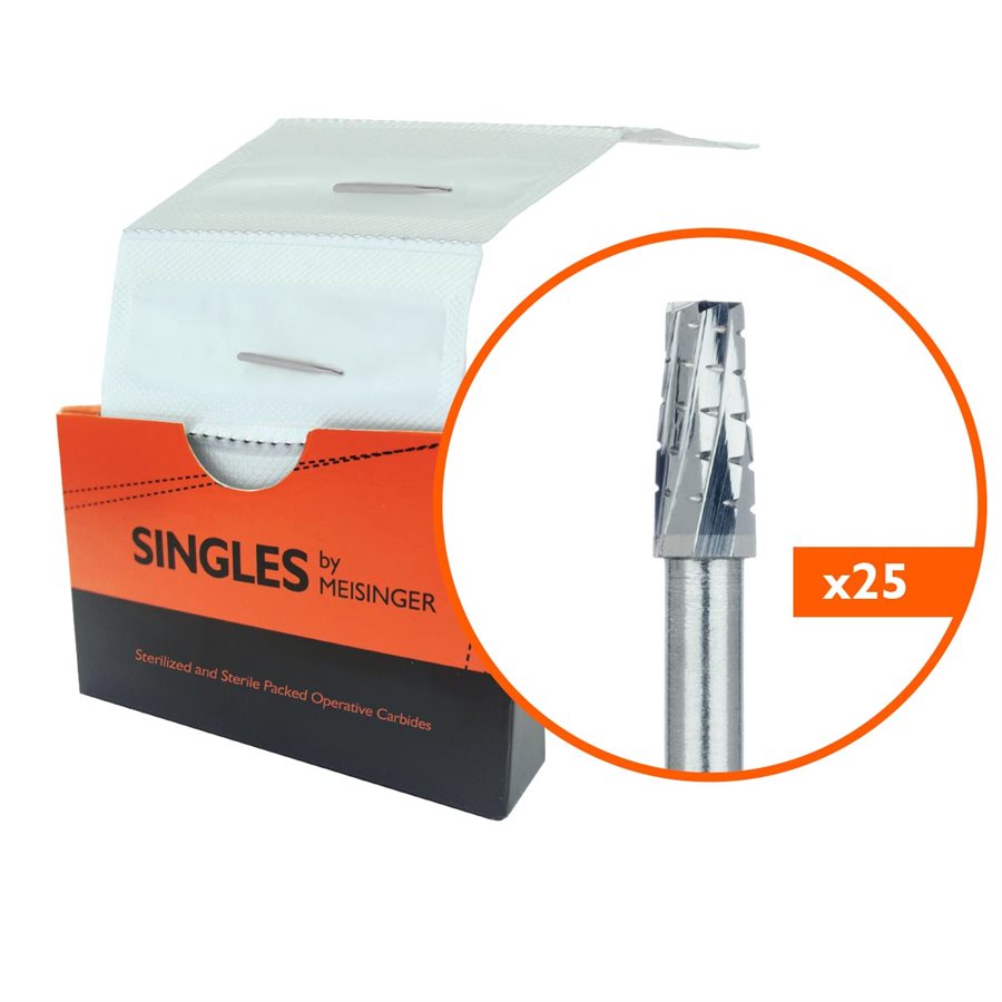 MEISINGER's SINGLES - Sterile Carbide Burs