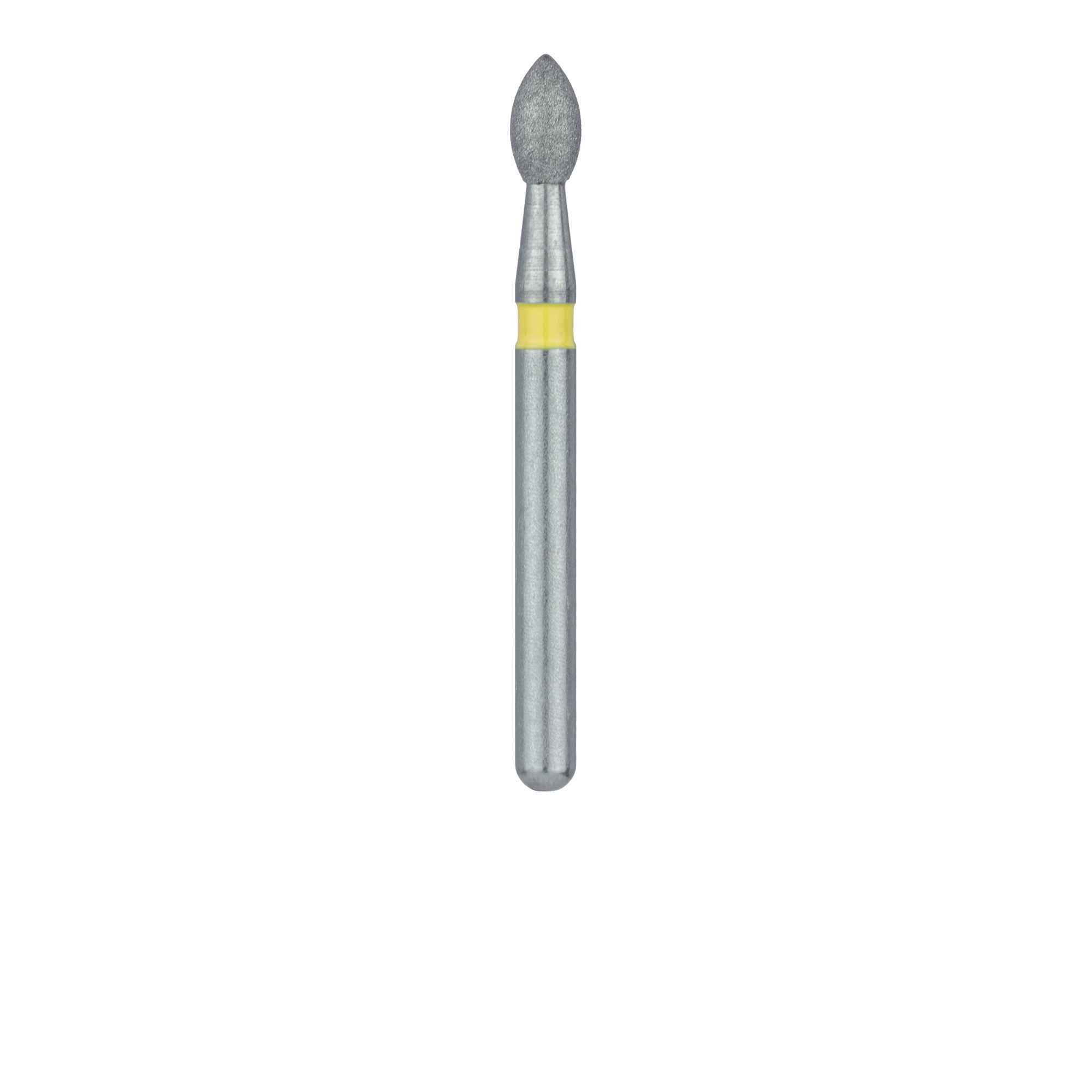 831C-018-FG Pointed Football Diamond Bur, 1.8mm Ø, Extra Fine, FG