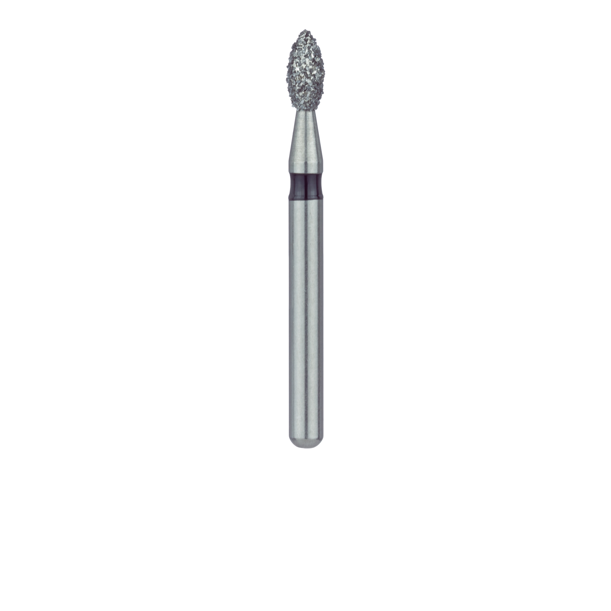 831H-018-FG Pointed Football Diamond Bur, 1.8mm Ø, Super Coarse, FG