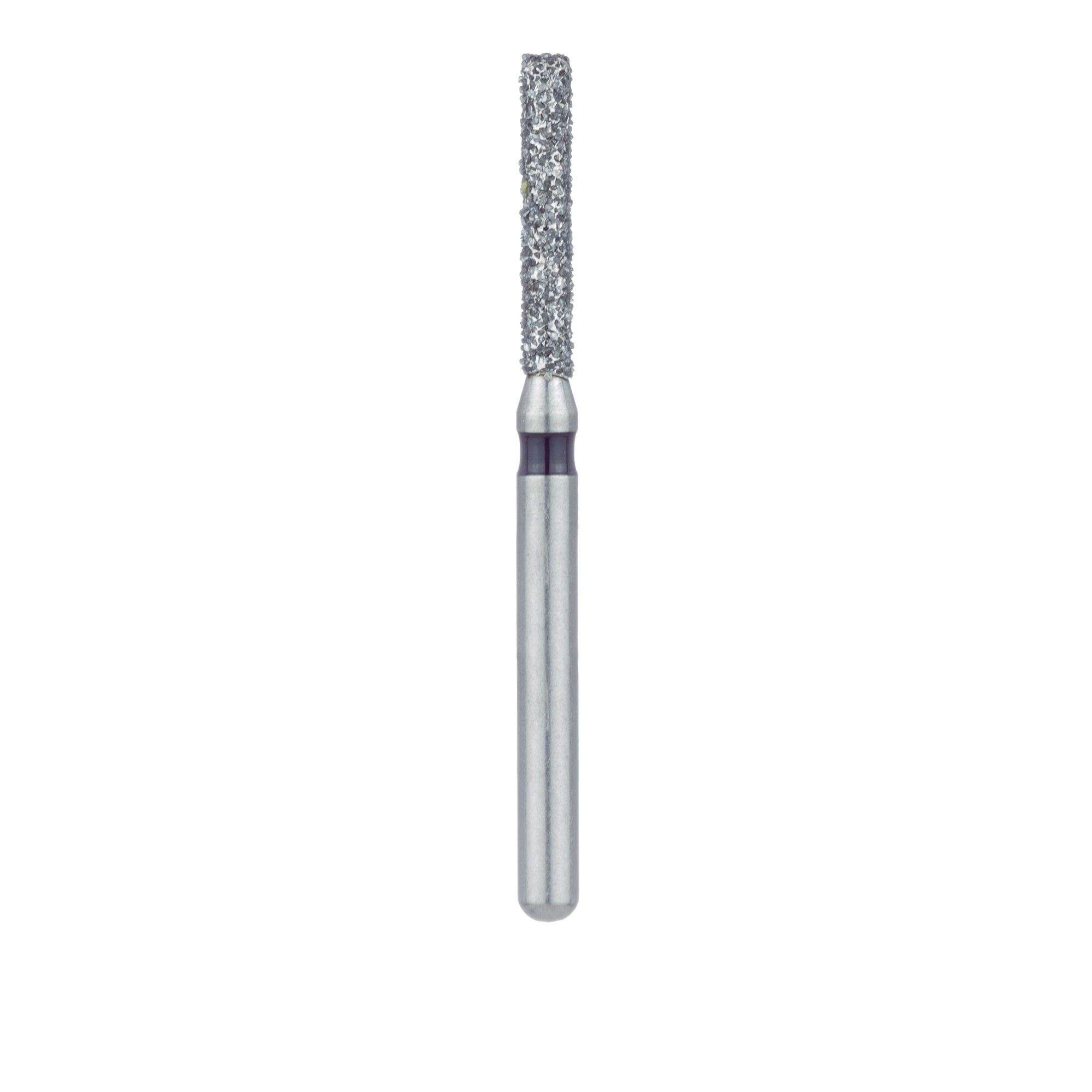 842H-014-FG Round Edge Extra Long Cylinder Diamond Bur, 1.4mm Ø, Super Coarse, FG