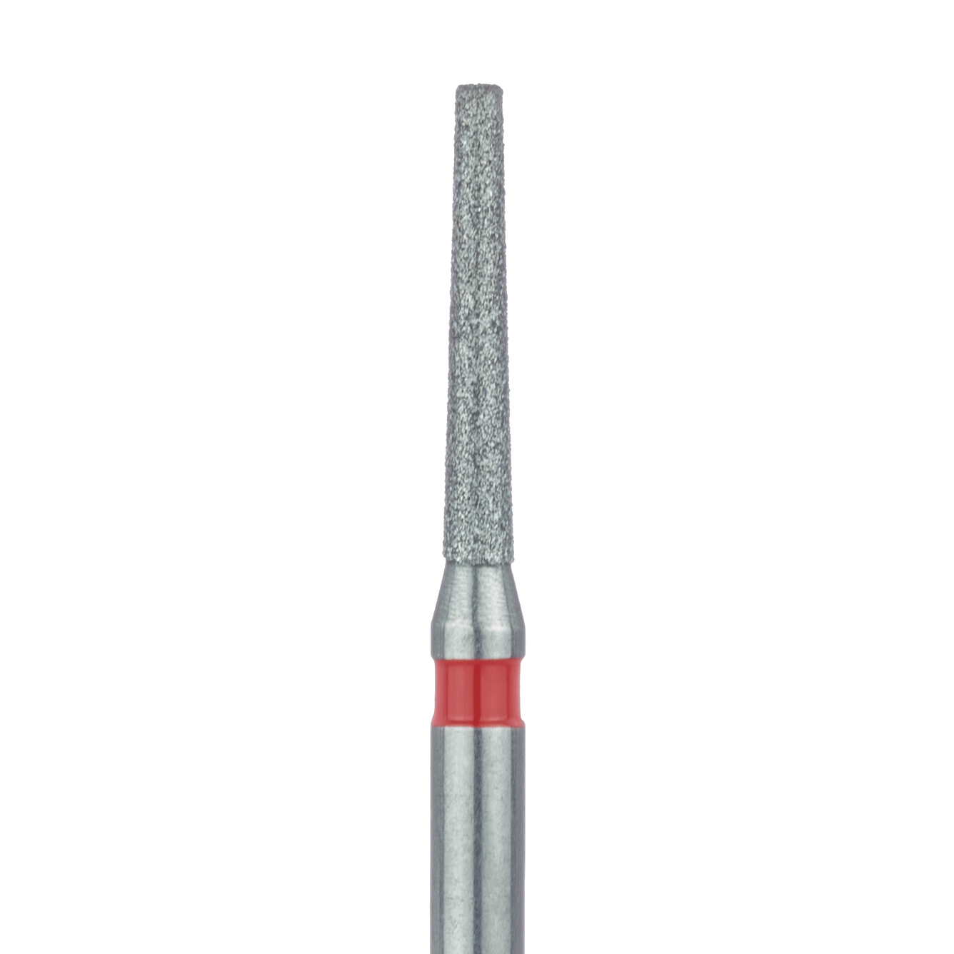 847F-012-FG Long Tapered Flat End Diamond Bur, 1.2mm Ø, Fine, FG