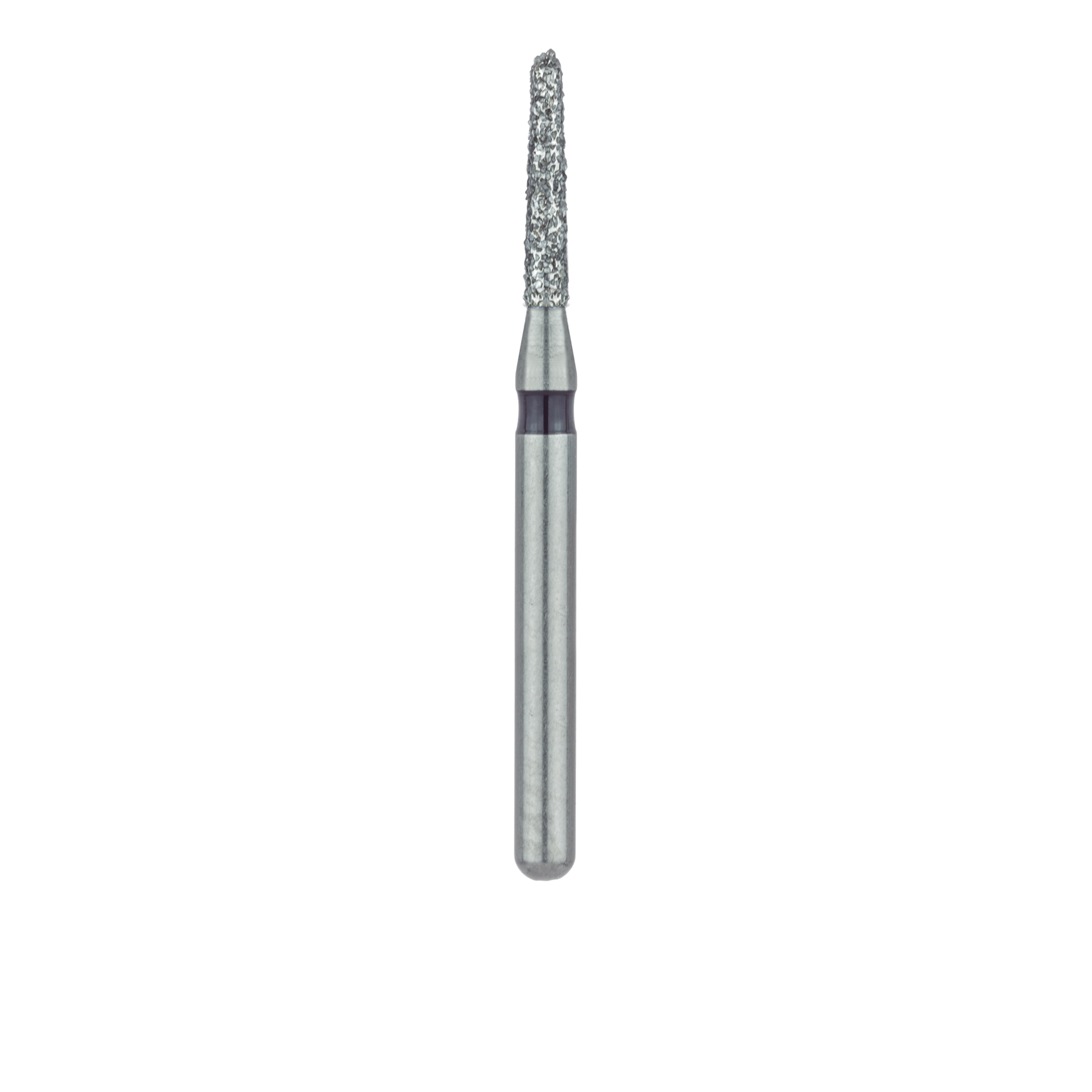 849H-012-FG Round End Taper Chamfer Diamond Bur, 1.2mm Ø, Super Coarse, FG