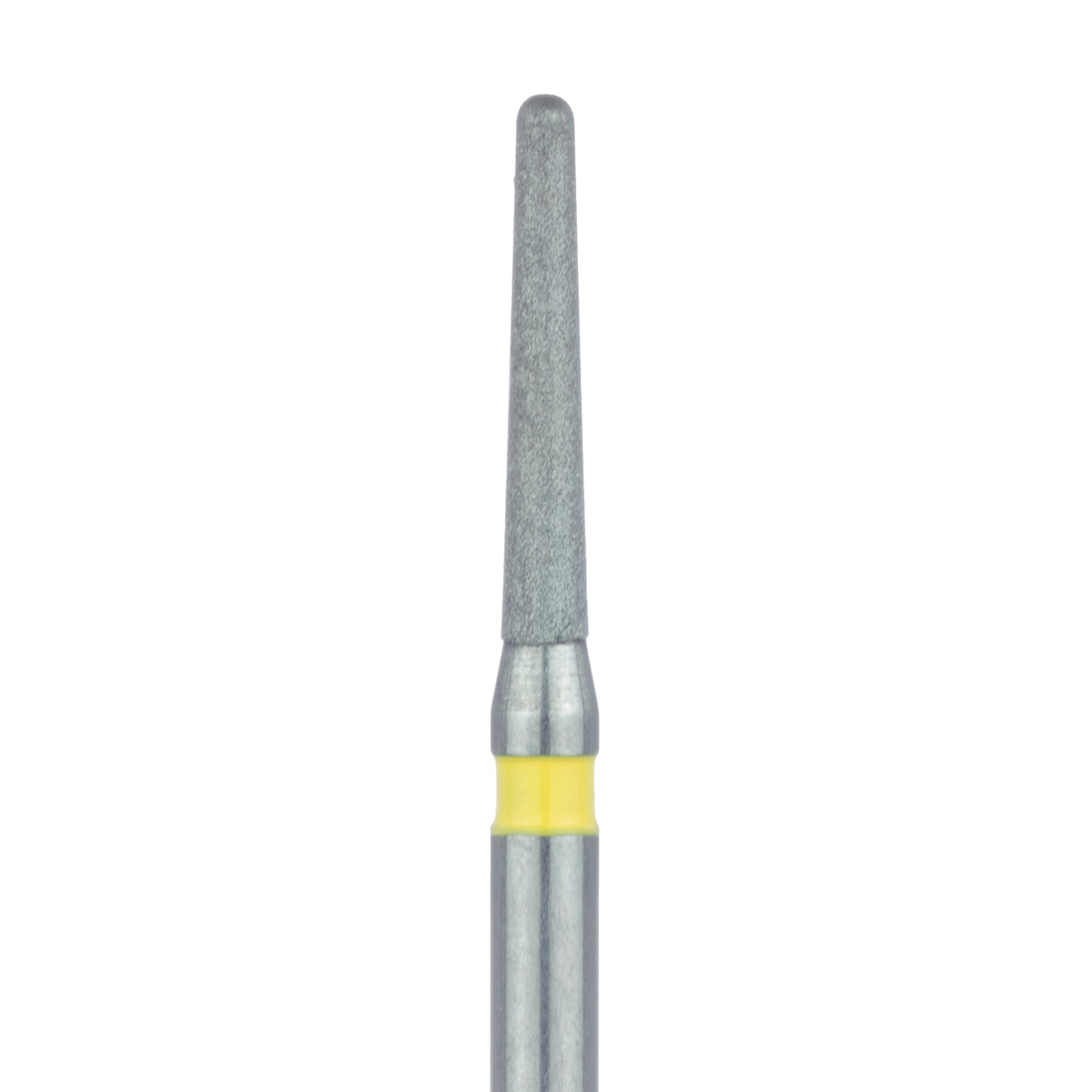 850C-012-FG Round End Taper Chamfer Diamond Bur, 1.2mm Ø, Extra Fine, FG