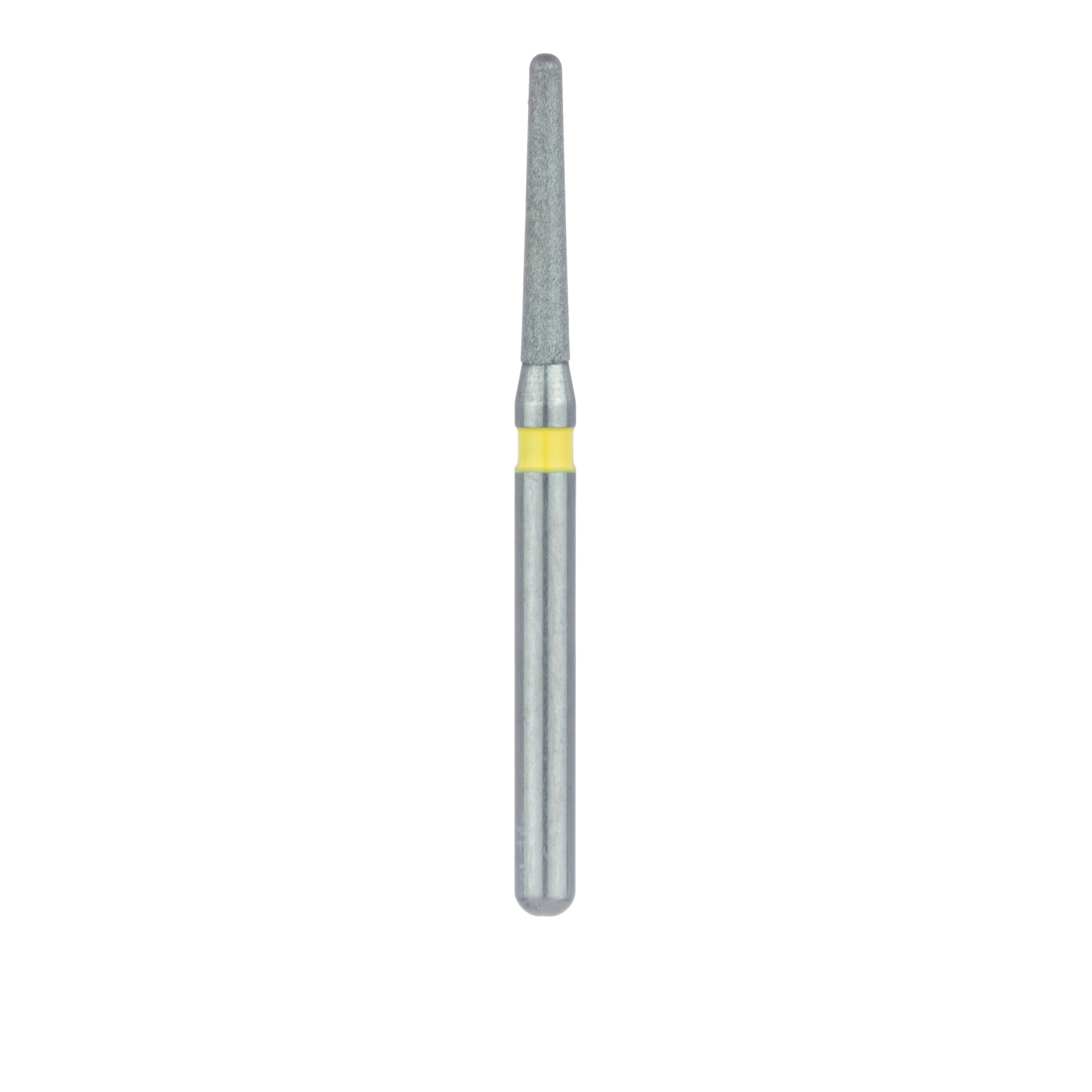 850C-012-FG Round End Taper Chamfer Diamond Bur, 1.2mm Ø, Extra Fine, FG