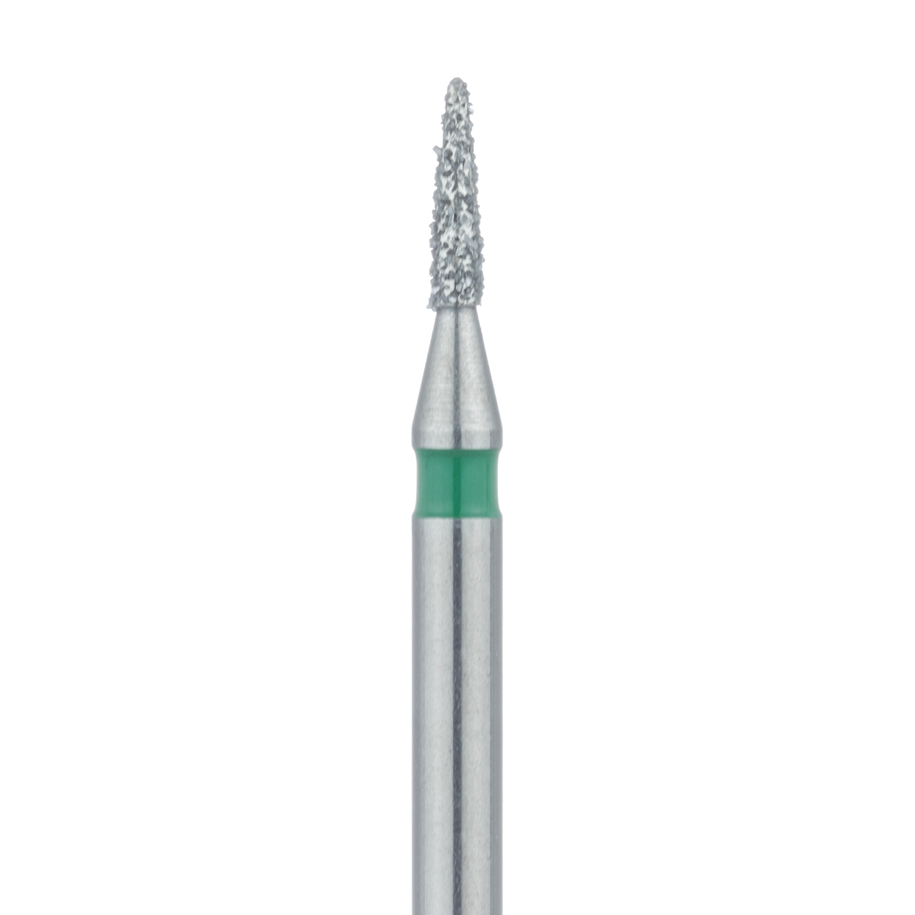861G-010-FG Flame Diamond Bur, 1mm Ø, Coarse, FG