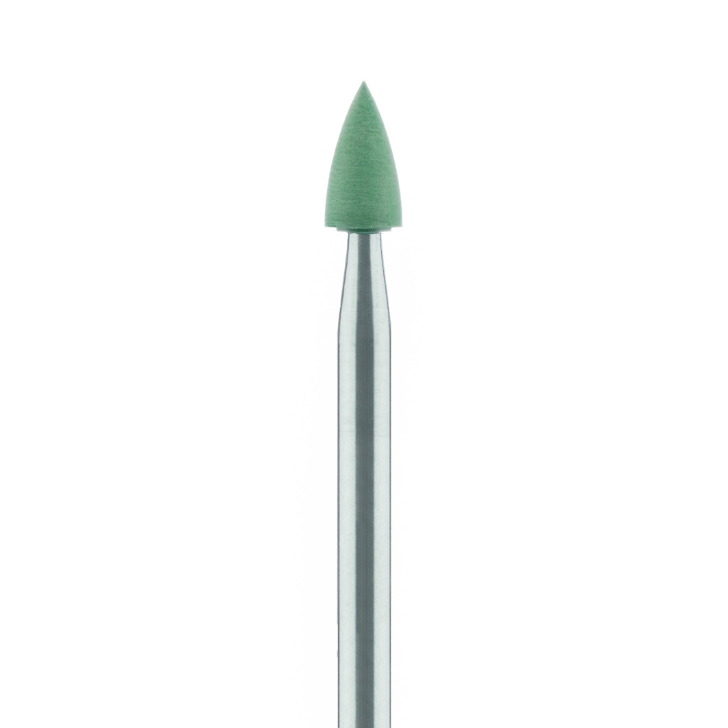 9503H-033-HP-GRN Polisher, Green High Shine, Point, 3.3mm Ø, Fine, HP
