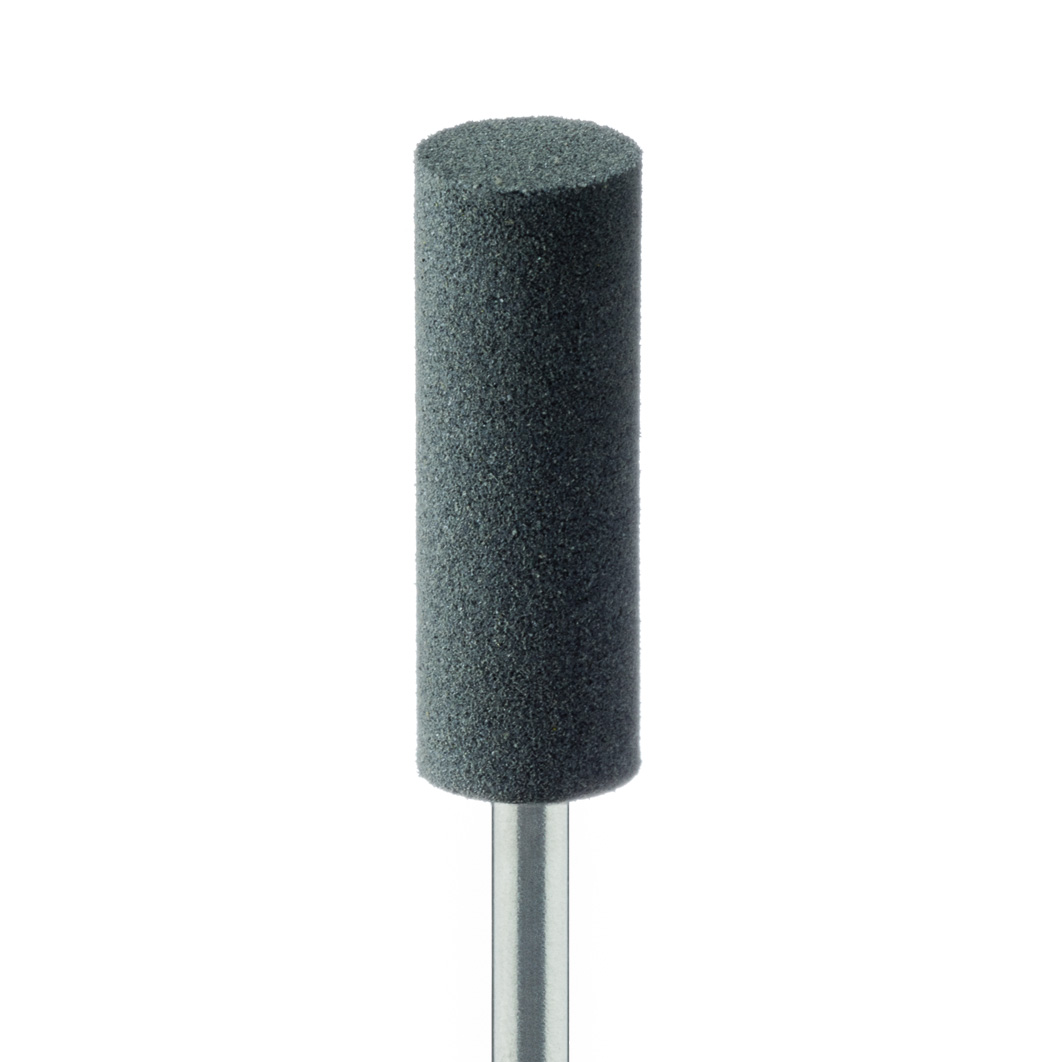 9571P-065-HP-GREY Polisher, For Acrylics, Grey, Cylinder, 6.5mm Ø, Polishing (Medium), HP