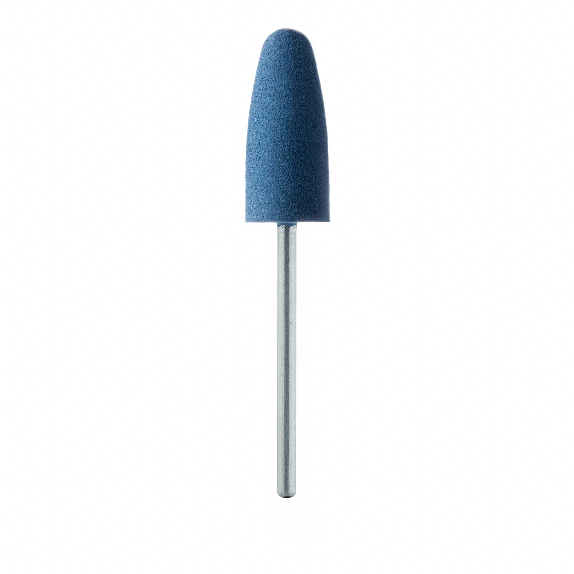 9573S-100-HP-BL Polisher, Blue, Cone, Silicone Polishers with Aluminum Oxide, 10mm Ø, Pre-Polishing (Coarse), HP