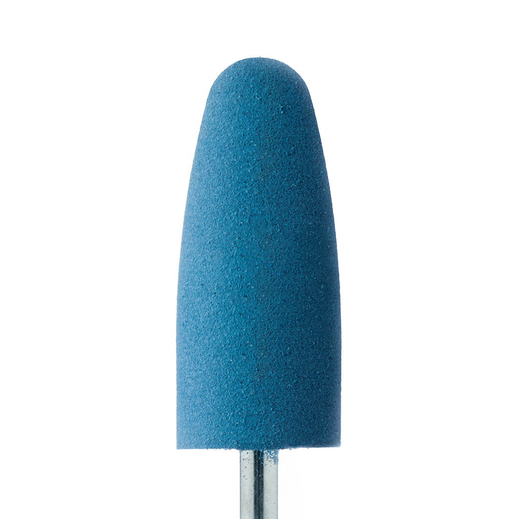 9573U-100-HP-BL Polisher, Light Blue, Cone, Silicone Polishers with Aluminum Oxide, 10mm Ø, Polishing (Fine), HP