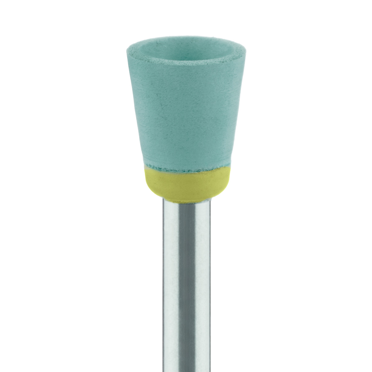 9714M-060-RA-TRQ / BL Polisher, Turquoise / Beige, Cup, 6mm Ø, Polishing, RA