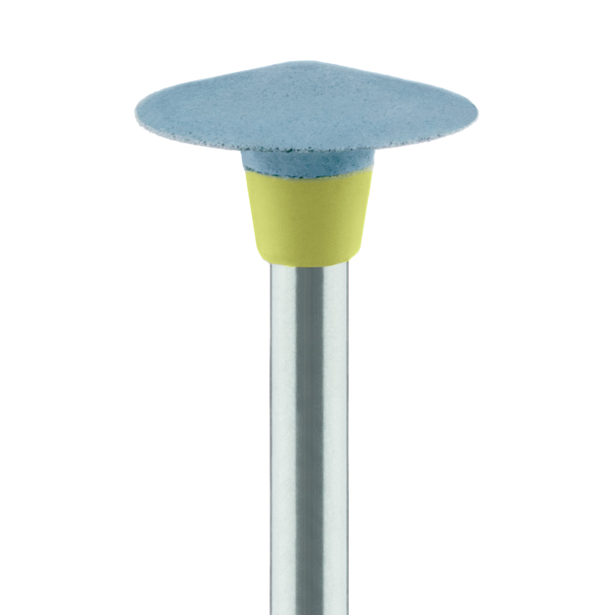 9718G-100-RA-TRQ / B Polisher, Light Blue / Beige, Knife Edge, 10mm Ø, Pre-Polishing, RA
