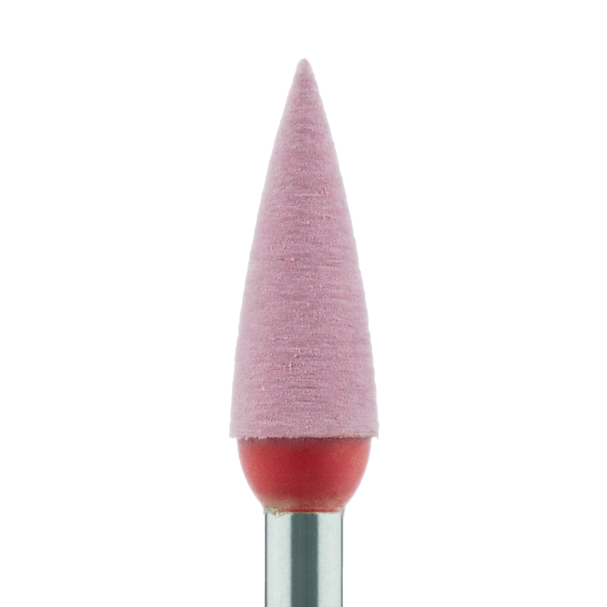 9742F-040-RA-R / O Polisher, Diamond Impregnated, For Porcelain, Red / Orange, Point, 4mm Ø, High Shine Polishing (Fine), RA