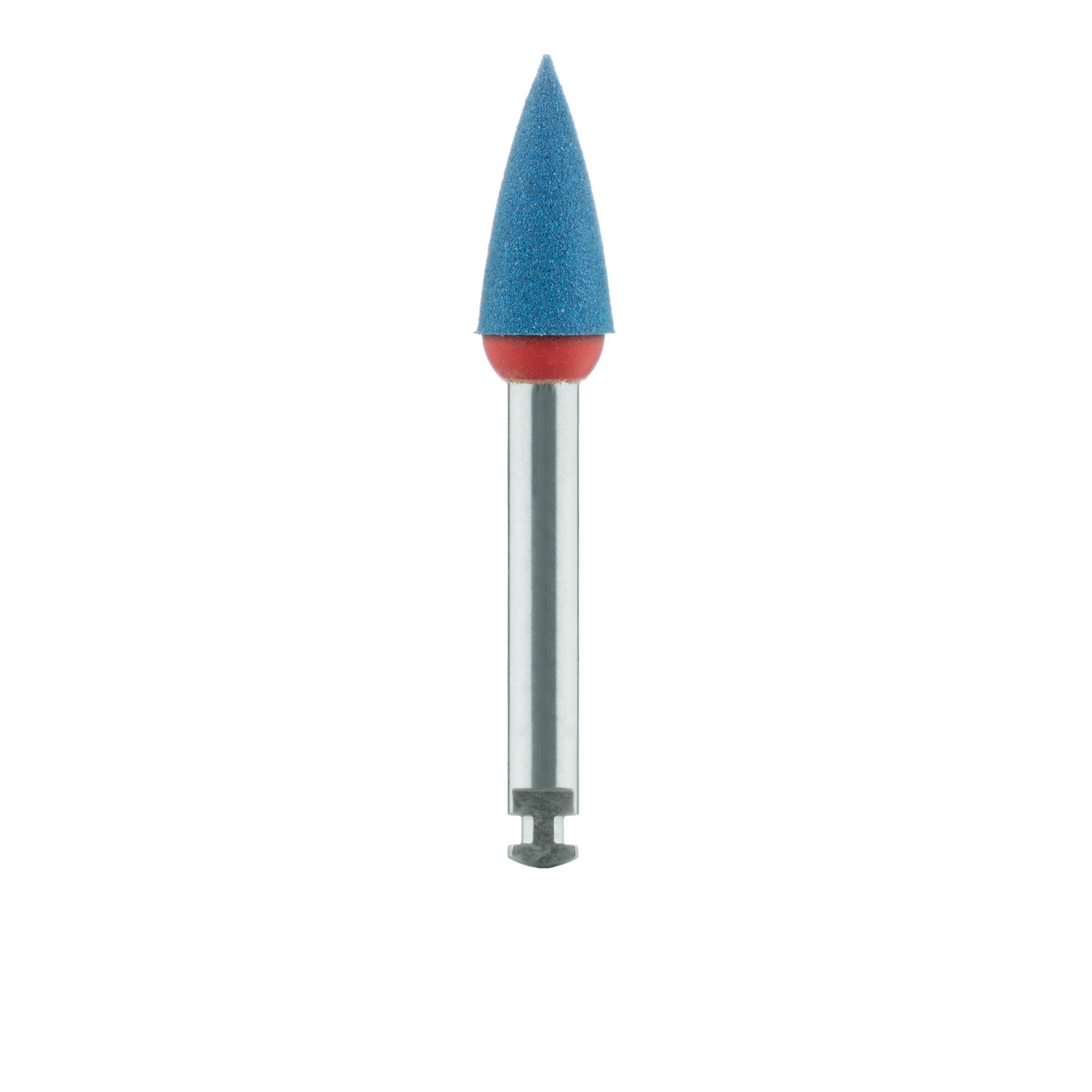 9743M-040-RA-BL / O Polisher, Diamond Impregnated, For Porcelain, Blue / Orange, Point, 4mm Ø, Polishing (Medium), RA
