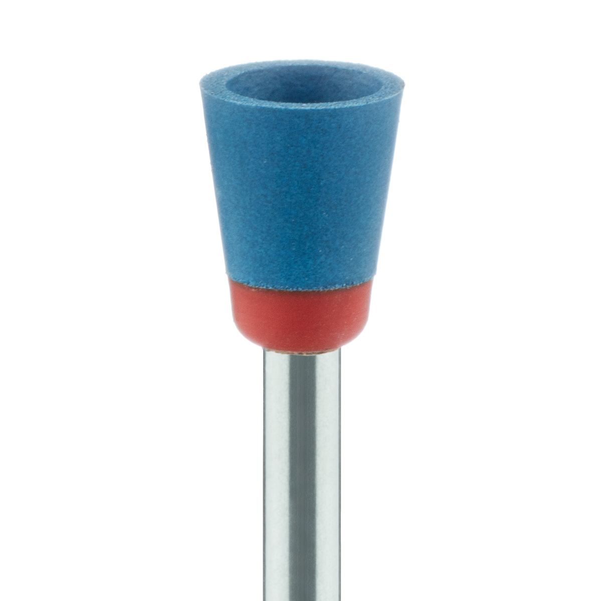9744M-060-RA-BL / O Polisher, Diamond Impregnated, For Porcelain, Blue / Orange, Cup, 6mm Ø, Polishing (Medium), RA