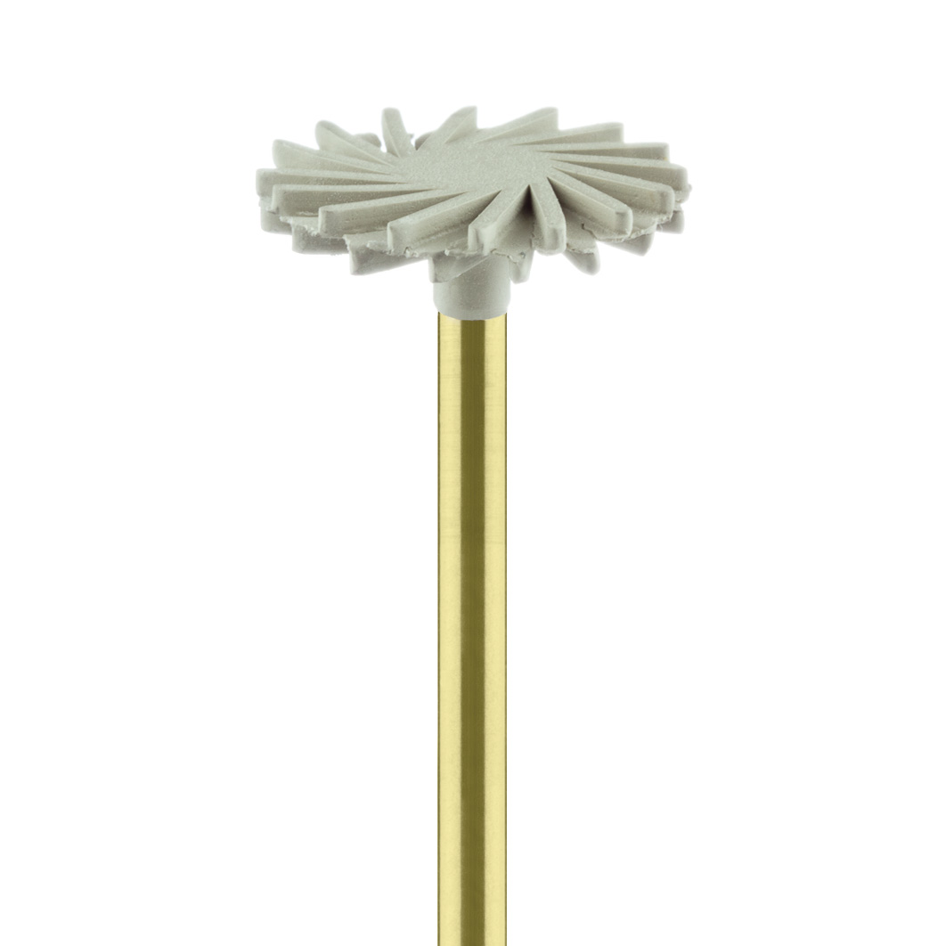 9769F-140-HP Polisher, Beige, Twist Composite, 14mm Ø, High Shine Polishing, HP