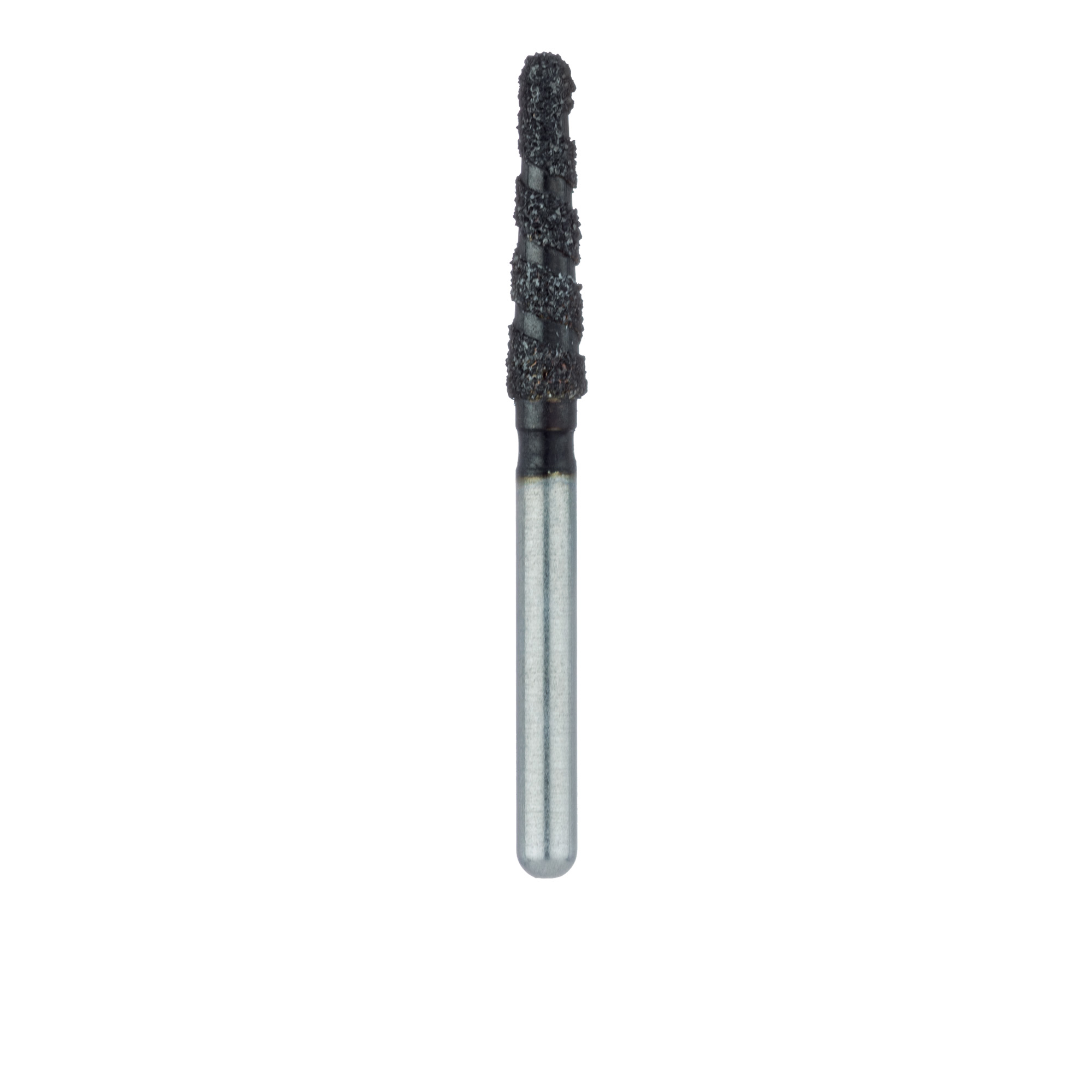 B850-018-FG Black Cobra Diamond Bur, Round End Taper, 1.8mm Ø, Super Coarse, FG