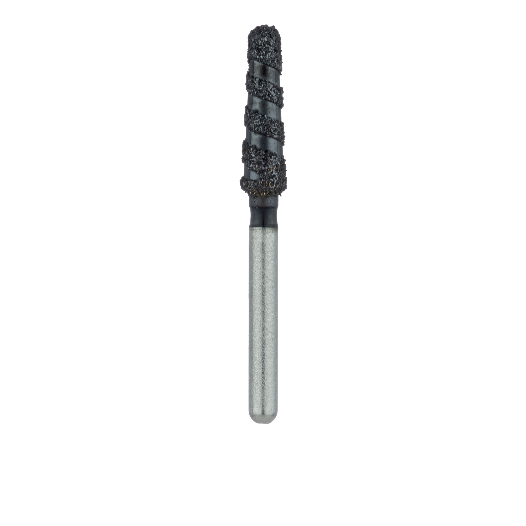 B850-021-FG Black Cobra Diamond Bur, Round End Taper, 2.1mm Ø, Super Coarse, FG