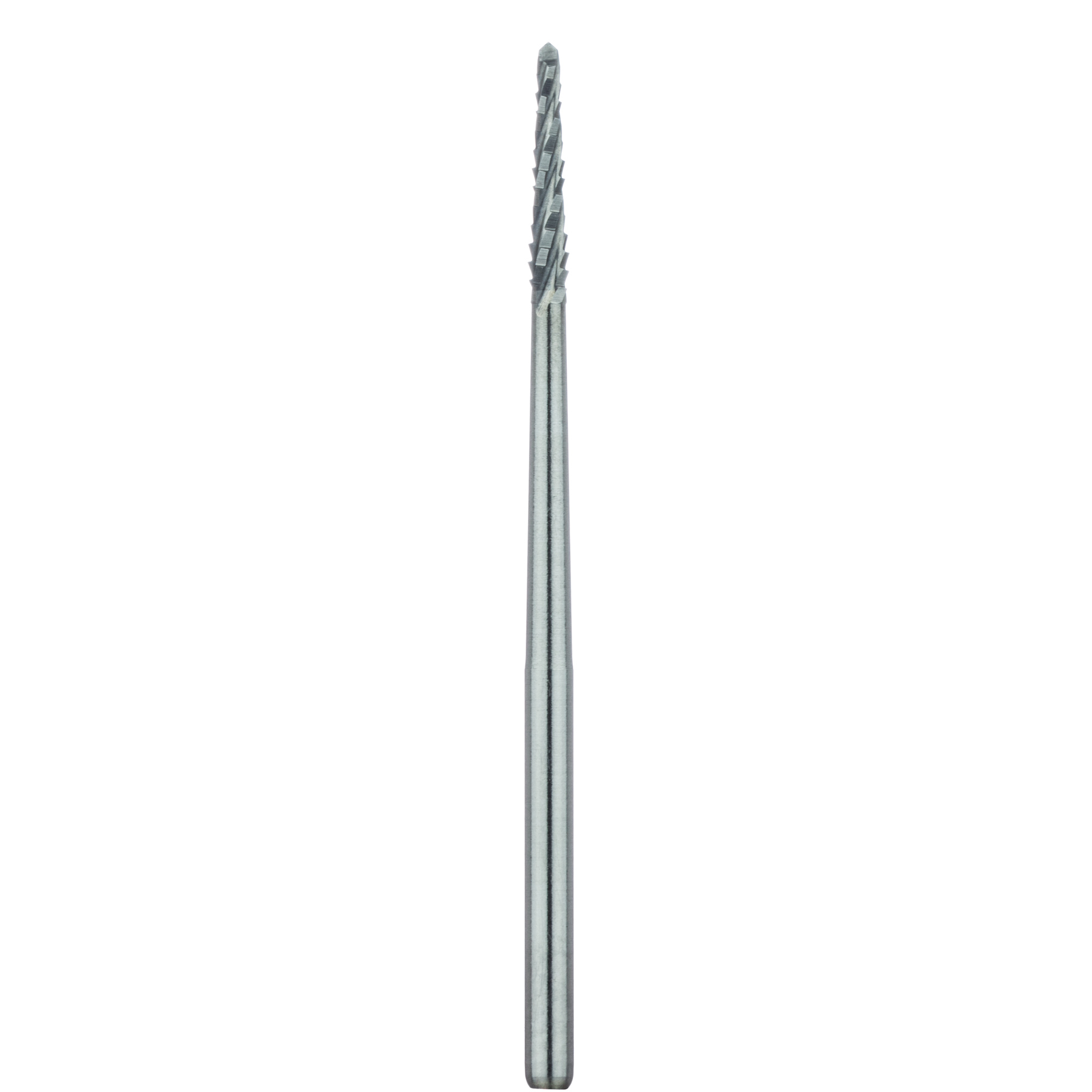 HM162SX-014-FG Surgical Lindemann Carbide Bur, Cross Cut, 1.4mm Ø, Length 8mm, FG