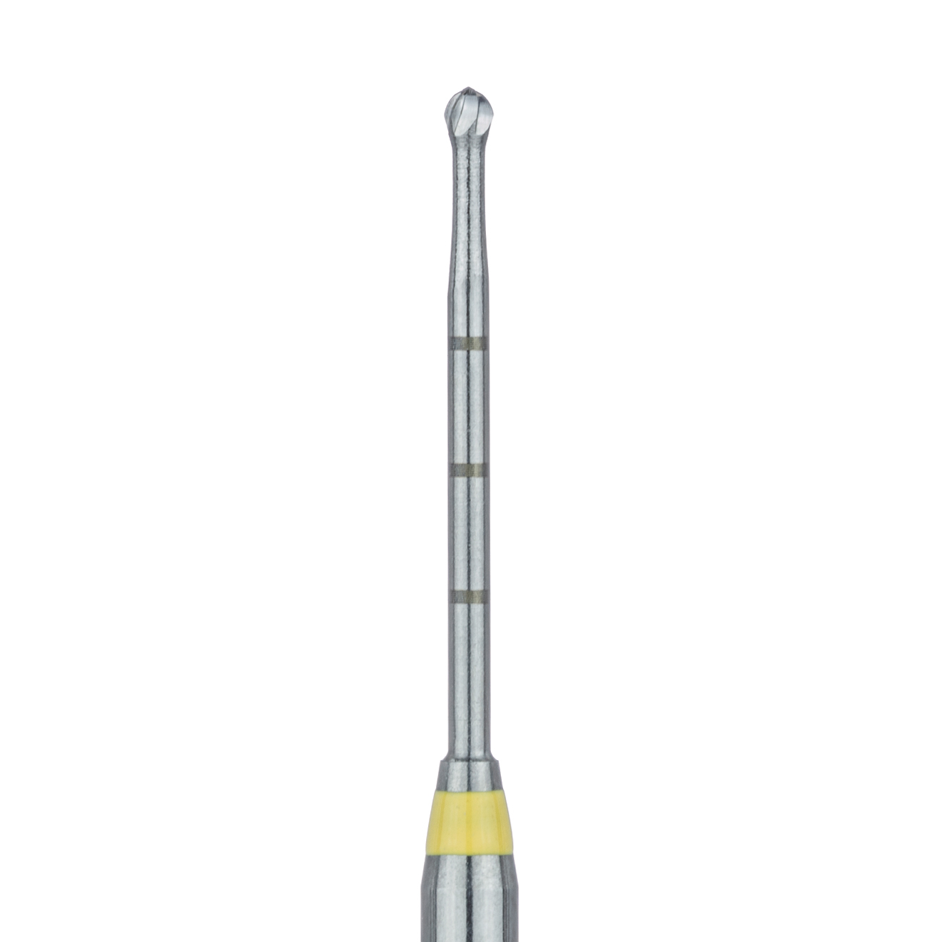 HM191A-012-RAXL Long Neck Endo Access Bur, Carbide Cutting Tip, Round, 1.2mm Ø, Length 34mm, RA