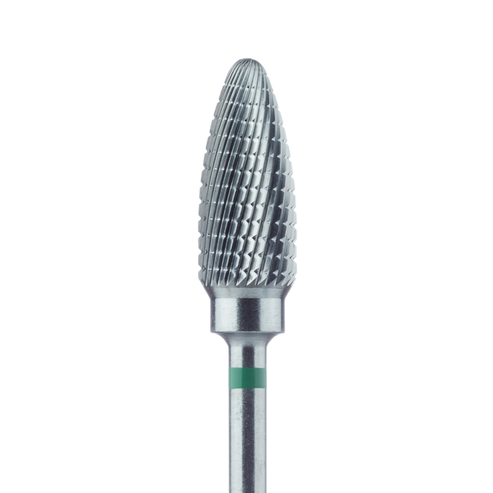 HM251MX-060-HP Carbide Cutter, Coarse, Special Toothing for Non-Precious Metal Alloys, Taper, 6mm Ø, HP