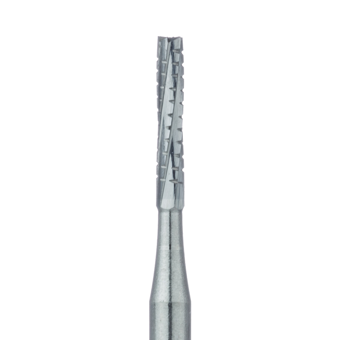 HM31L-010-SU Operative Carbide Bur, Long Straight Cross Cut, US #557L, 1mm Ø, SU