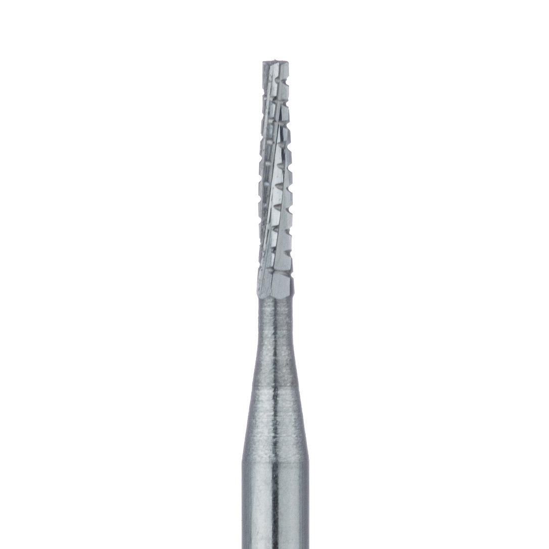HM33L009FGL Operative Carbide Bur Long Tapered Fissure Cross Cut 0