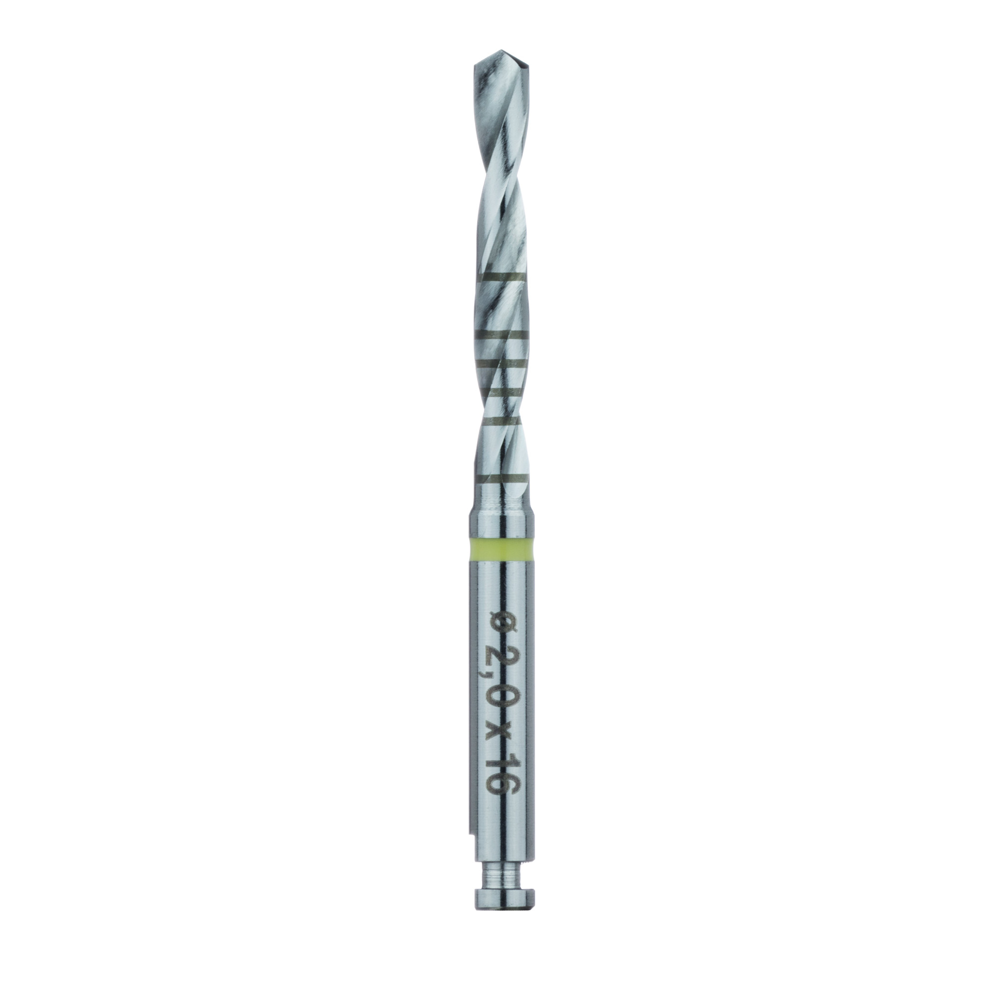 HN010 Surgery, Implant Bur with Depth Markings, 2mm Ø, 17mm Length, RAL