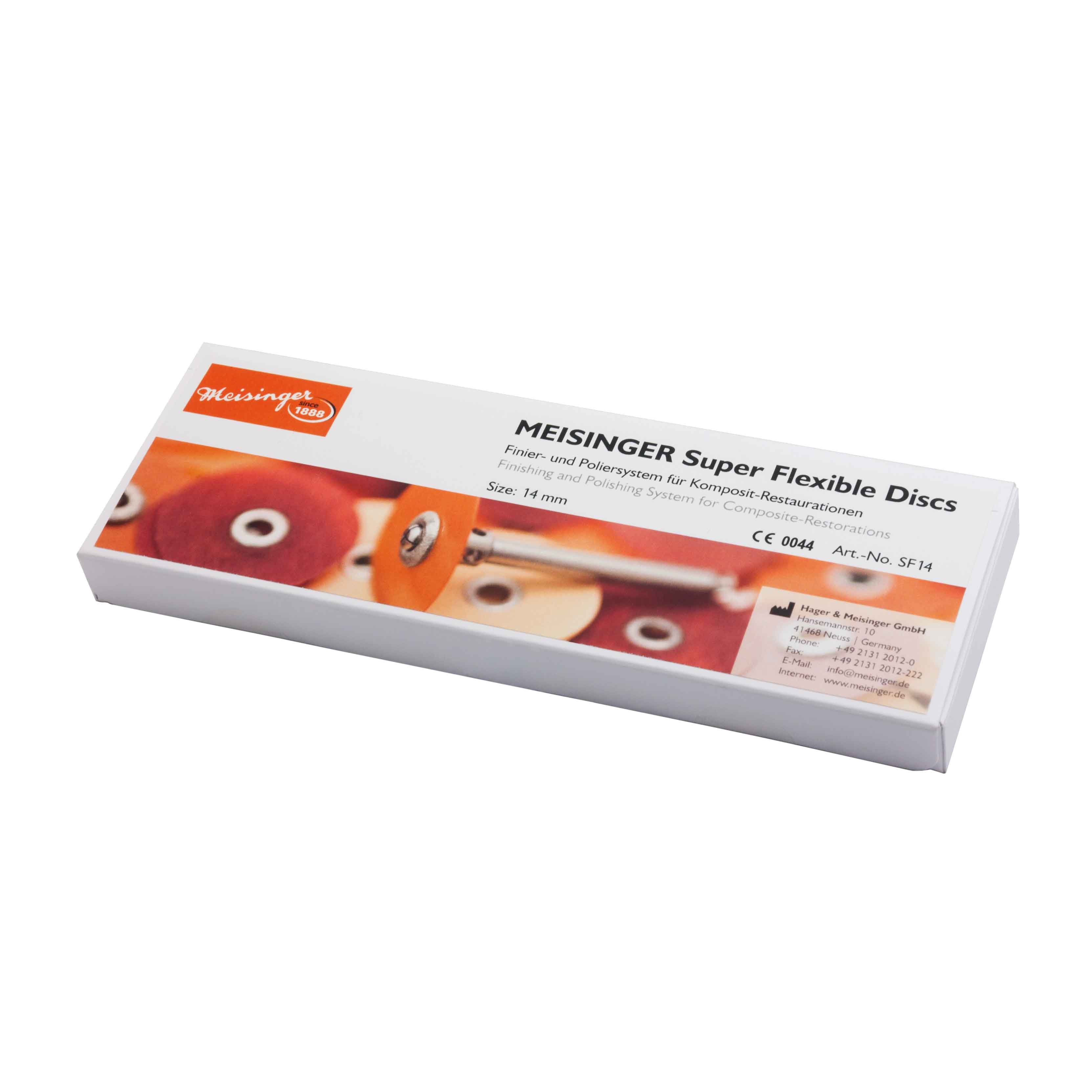 SF14 Polisher, Super Flexible Discs, Assortment Pack, 100 Pack, 14mm Ø, UNM