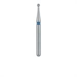 0110M Single-Use Diamond Bur, Sterile, 25 Pack, 1mm Ø, Round, Medium, FG