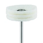 160-220-HP Polisher, White, Brush, Felt, 3-ply, 22mm Ø, HP