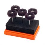 253F-250-HP Polisher, Purple, Used on Acrylics, Fuzzies, Fine, 25mm Ø, HP