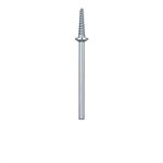 301LR-050-HP Stainless Steel, Mandrel for Flexible Polishers / Felt-Cones, 5mm Ø, HP