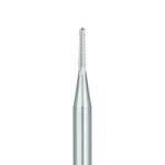 39RF-010-HP Steel Bur, Rust Free Stainless Steel Bur, Cross Cut Taper Point, 1mm Ø, HP