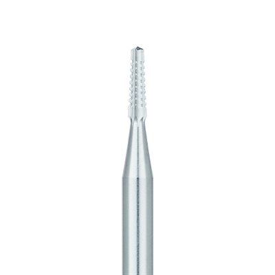 39RF-014-HP Steel Bur, Rust Free Stainless Steel Bur, Cross Cut Taper Point, 1.4mm Ø, HP