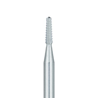 39RF-016-HP Steel Bur, Rust Free Stainless Steel Bur, Cross Cut Taper Point, 1.6mm Ø, HP