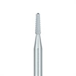 39RF-016-HP Steel Bur, Rust Free Stainless Steel Bur, Cross Cut Taper Point, 1.6mm Ø, HP