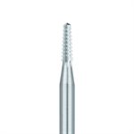 39RF-018-HP Steel Bur, Rust Free Stainless Steel Bur, Cross Cut Taper Point, 1.8mm Ø, HP