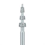 510W-025-FG Modified Depth Diamond Bur, With Guide Pin, 0.3mm / 0.5mm / 0.7mm, Medium, FG