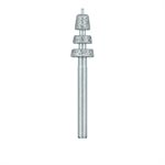 510W-035-FG Modified Depth Diamond Bur, With Guide Pin, .8mm / 1.0mm / 1.2mm, Medium, FG