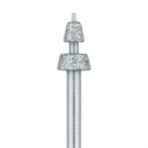 511W-035-FG Modified Depth Diamond Bur, With Guide Pin, 0.5mm / 1.0mm, Medium, FG