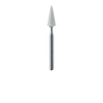 645XF-028-FG-WH Abrasive, White, Tapered Point, 2.8mm Ø, Extra Fine, FG