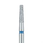 847-023-HP Long Tapered Flat End Diamond Bur, 2.3mm Ø, Medium, HP