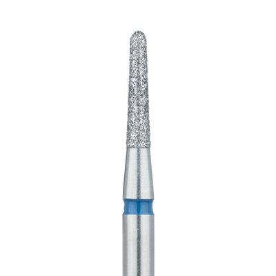 850-018-HP Round End Taper Chamfer Diamond Bur, 1.8mm Ø, Medium, HP